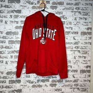 Scarlet and gray authentic apparel Ohio state buckeyes hoodie